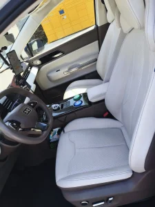 Intérieur VTC Appo Transport Nantes – habitacle premium avec sièges en cuir